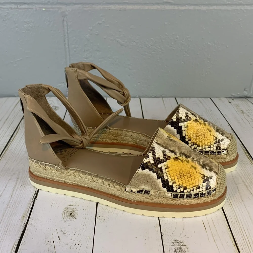 Vince Camuto Binadee Espadrille Platform‎ Slip-On-Women's Size 8
